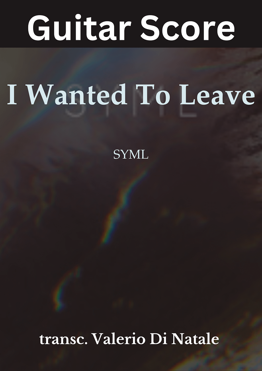 I Wanted To Leave" by SYML product image (1)