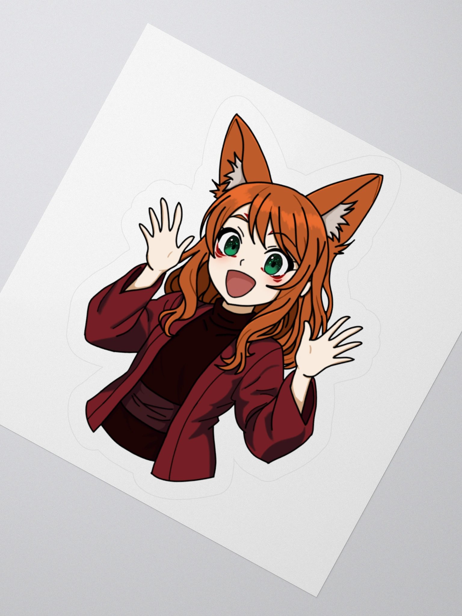 AutumnFox Joyful Sticker – 3" Kiss Cut Vinyl product image (2)