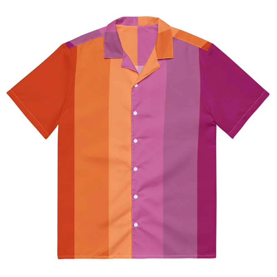 Lesbian Pride Flag - All-Over Hawaiian Shirt product image (1)