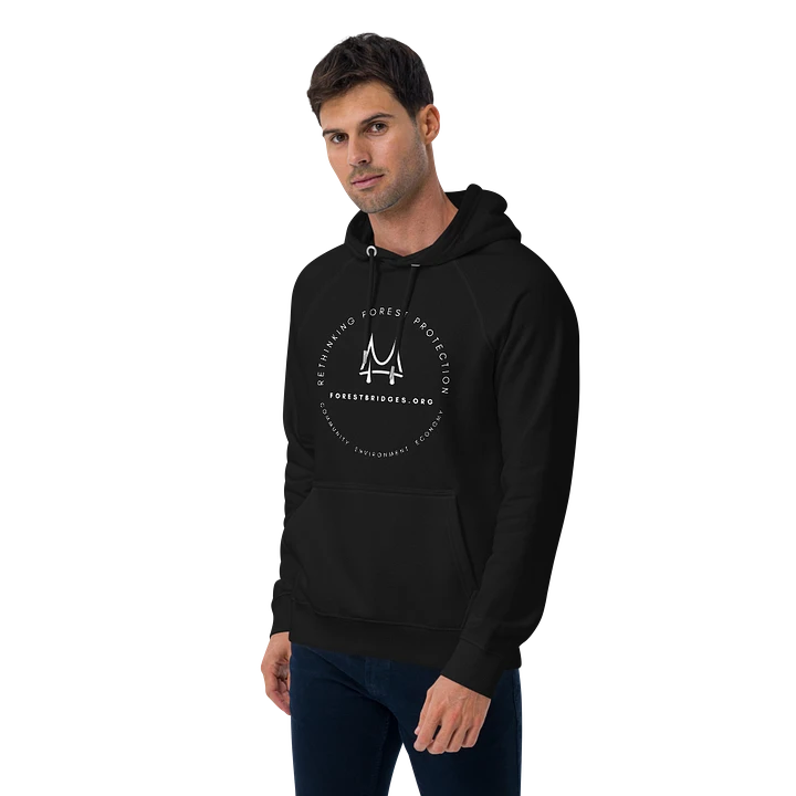 Forest Bridges Fall Colors Hoodies with Grayscale Emblem on Front product image (1)