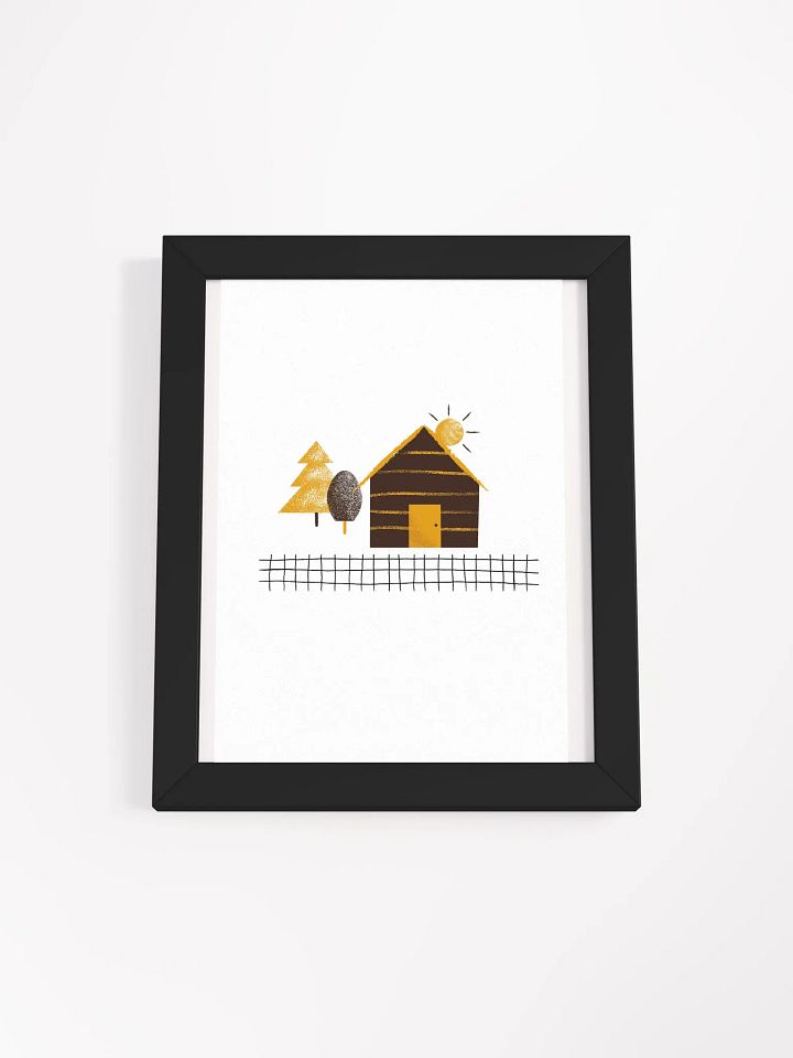 Cabin in the woods Framed Poster product image (12)