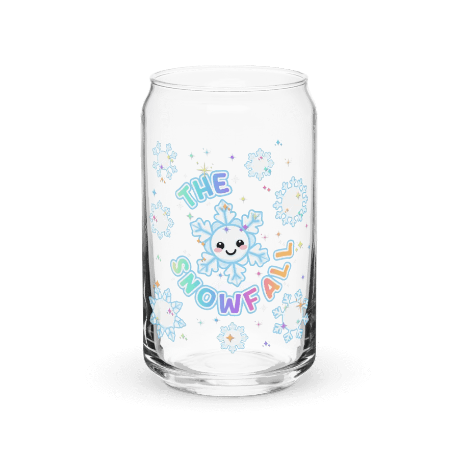 The Snowfall - Can Shaped Glass product image (3)
