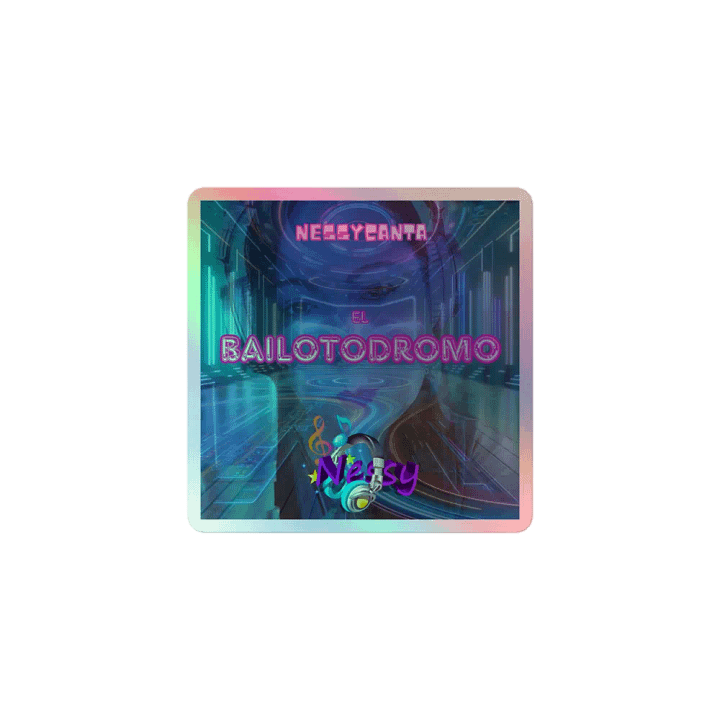 Sticker holográfico El Bailotodromo product image (1)