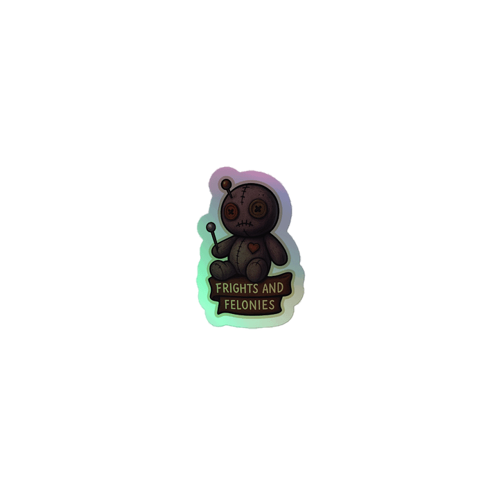 Voodoo Doll Holographic Sticker Sheet product image (1)