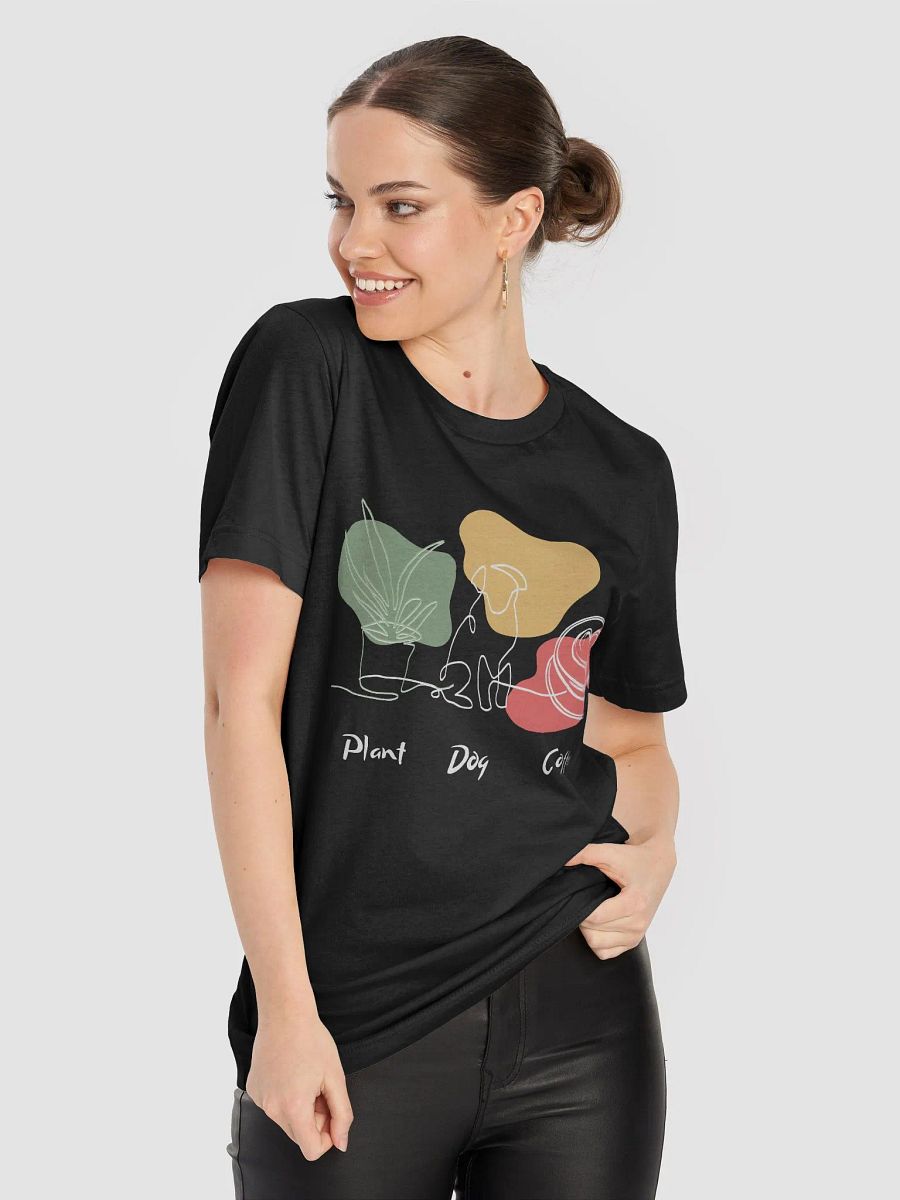 Plant, Dog, Coffee T-Shirt product image (15)