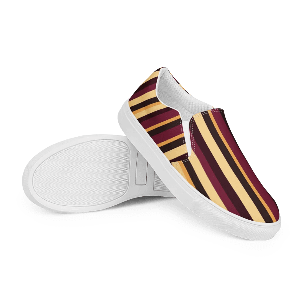 Burgundy Bliss Slip-On Canvas Shoes product image (12)