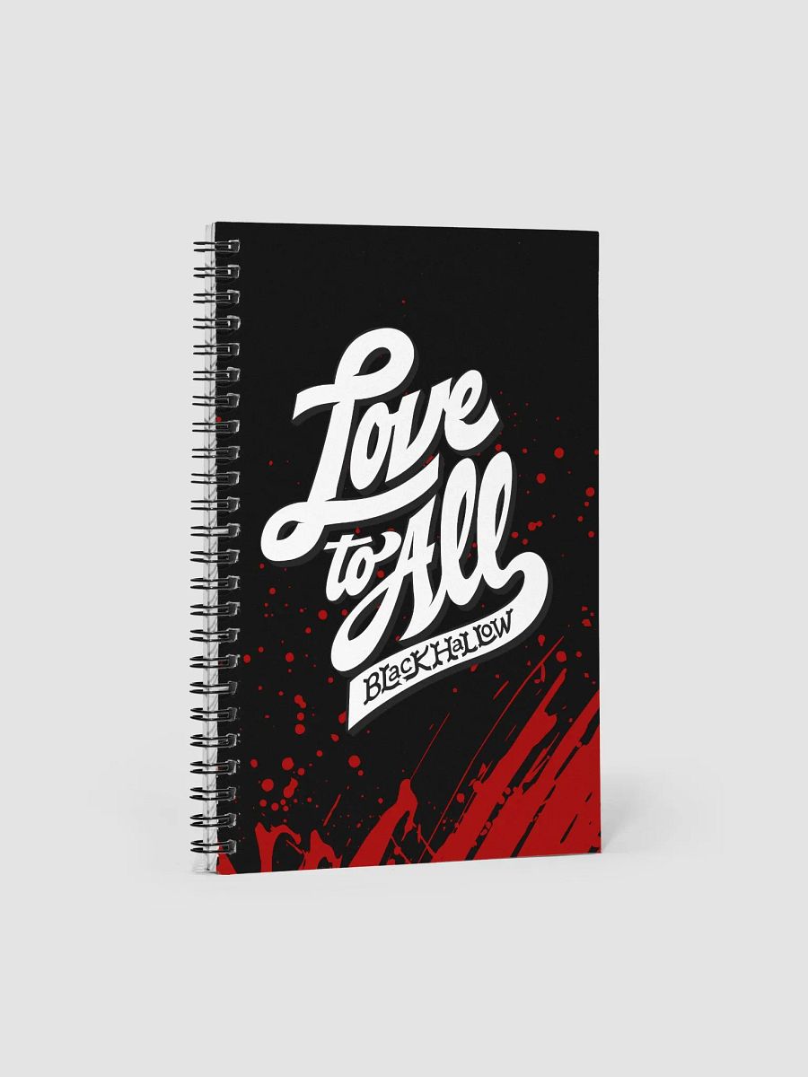 L2A Black & Red Spiral Notebook product image (3)
