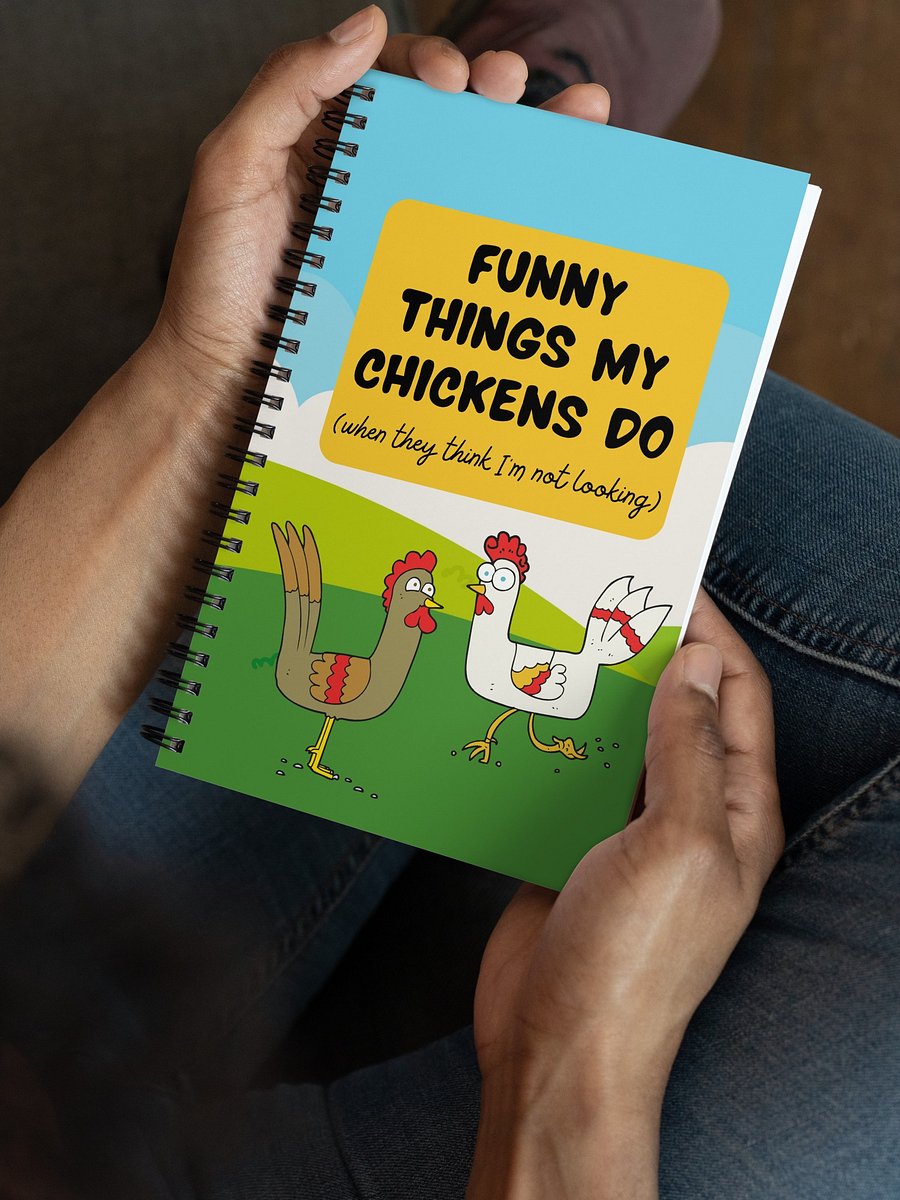 Funny Things My Chickens Do Spiral Notebook product image (3)
