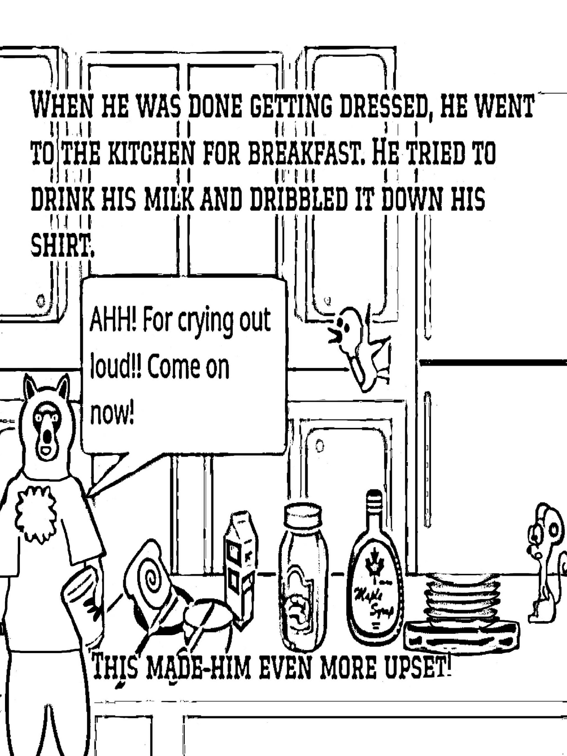 The Angry Little Bear Coloring Story for Kids product image (6)