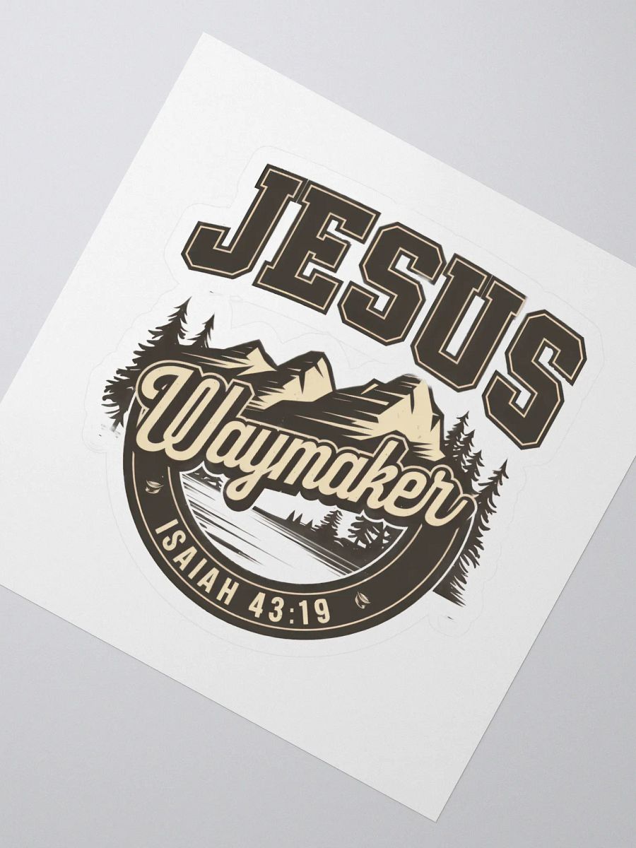 JESUS the Waymaker sticker product image (2)