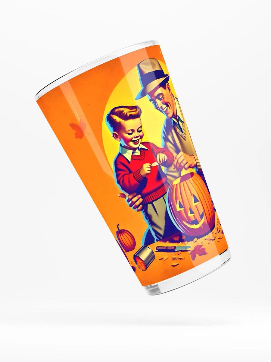 Halloween Pumpkin Carving Pint Glass product image (4)