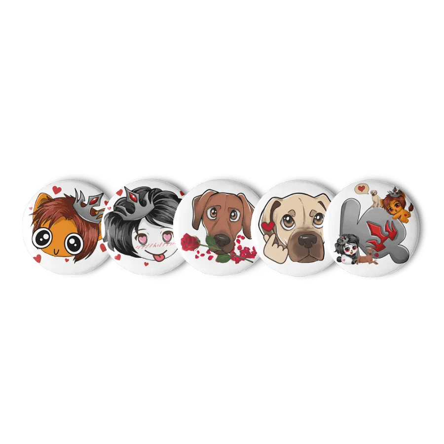 Set of 5 Pins (Valentine collection 2025) product image (7)