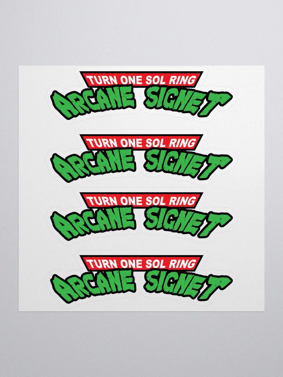Turn One Sol Ring Arcane Signet - 4 Sticker Set product image (1)