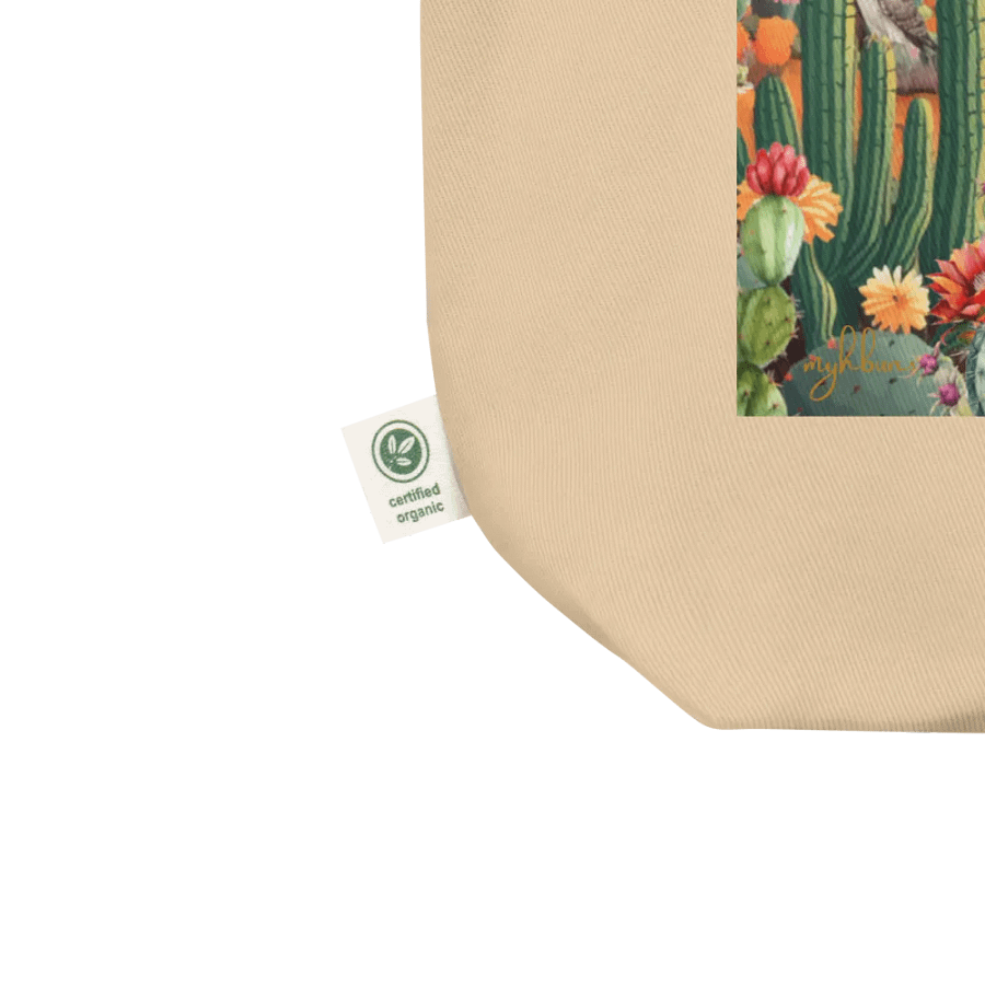 Desert Bloom: A Tale of Resilience Eco Tote Bag (Small) product image (5)
