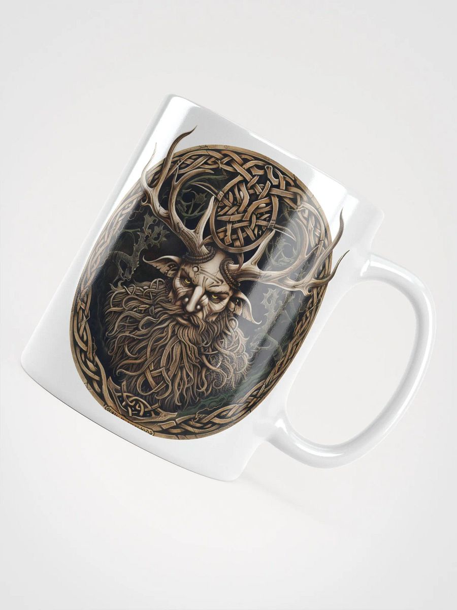 Cernunnos - The Celtic Horned God White Glossy Mug product image (4)