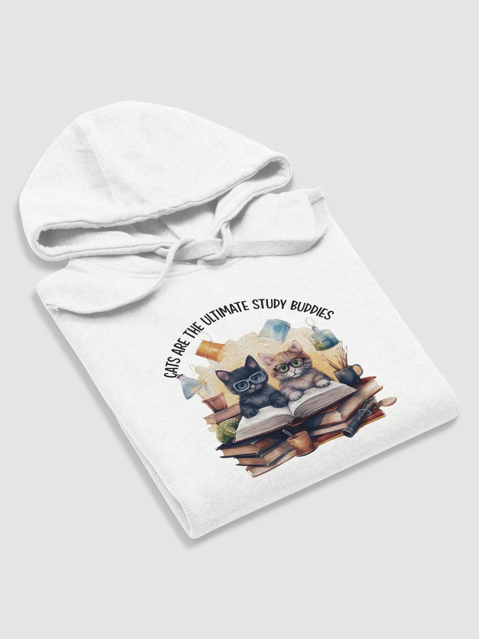 Cozy Kittens Reading Hoodie product image (5)