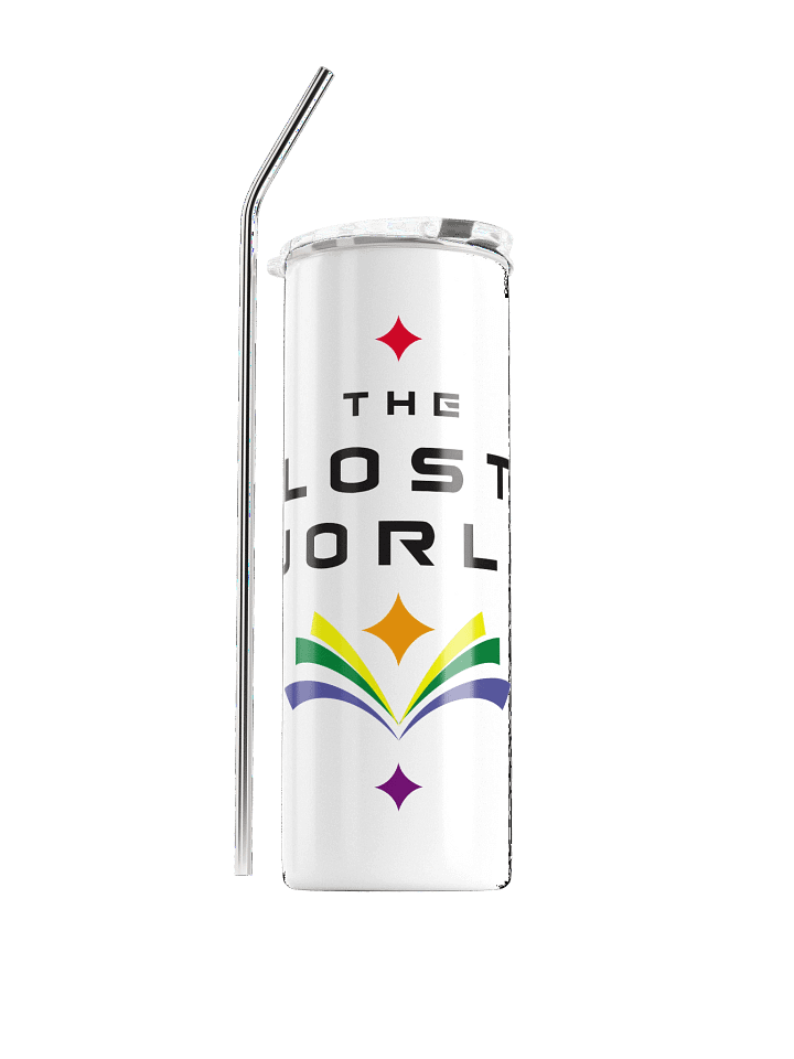 The Lost World Stainless Steel Tumbler (White) product image (1)