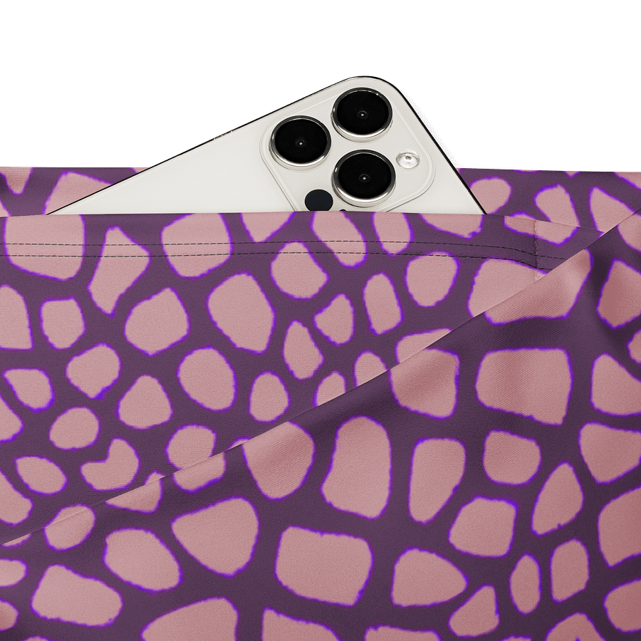 Purple Giraffe Flare Leggings product image (3)