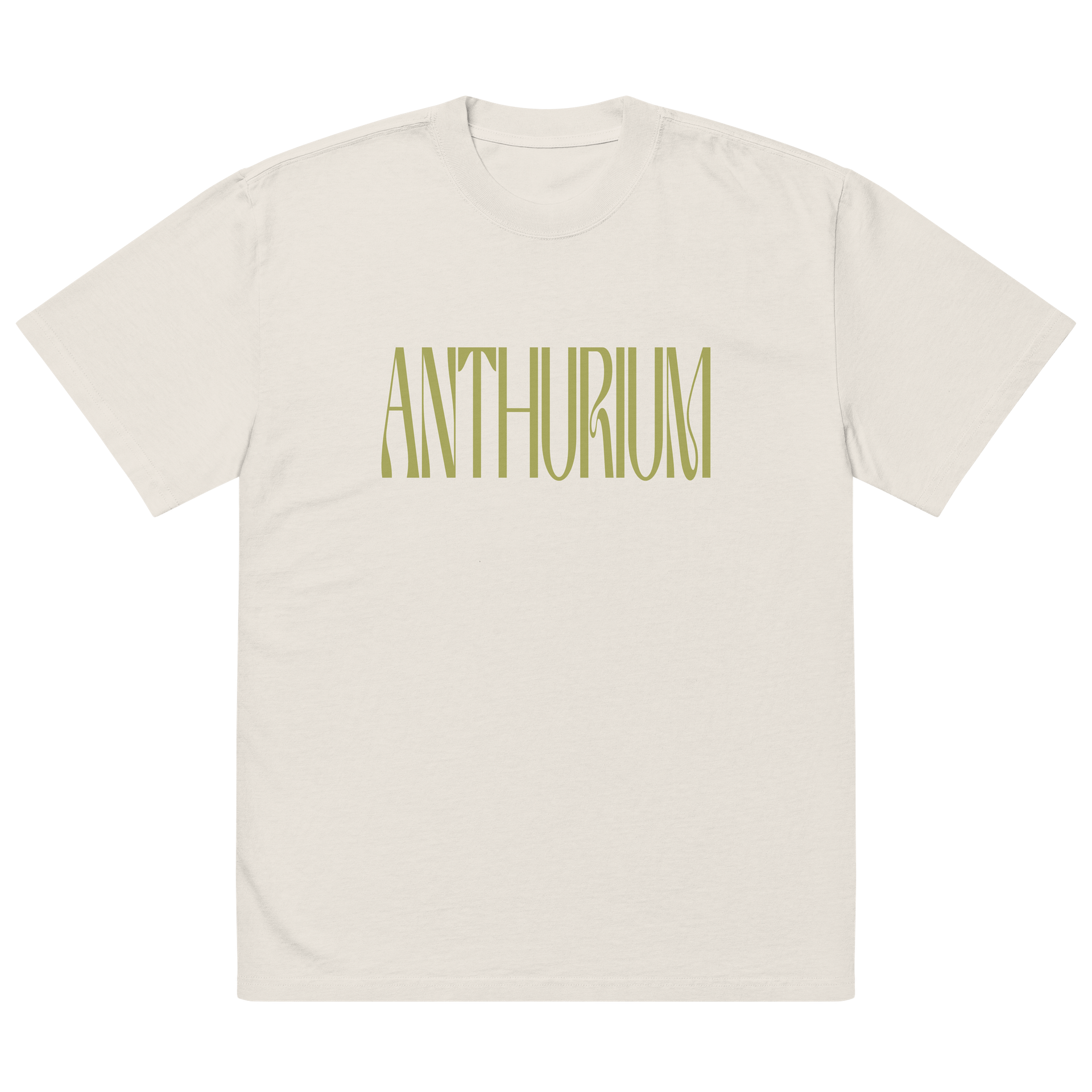 ANTHURIUM COLLAGE - Oversized Faded T-Shirt product image (3)