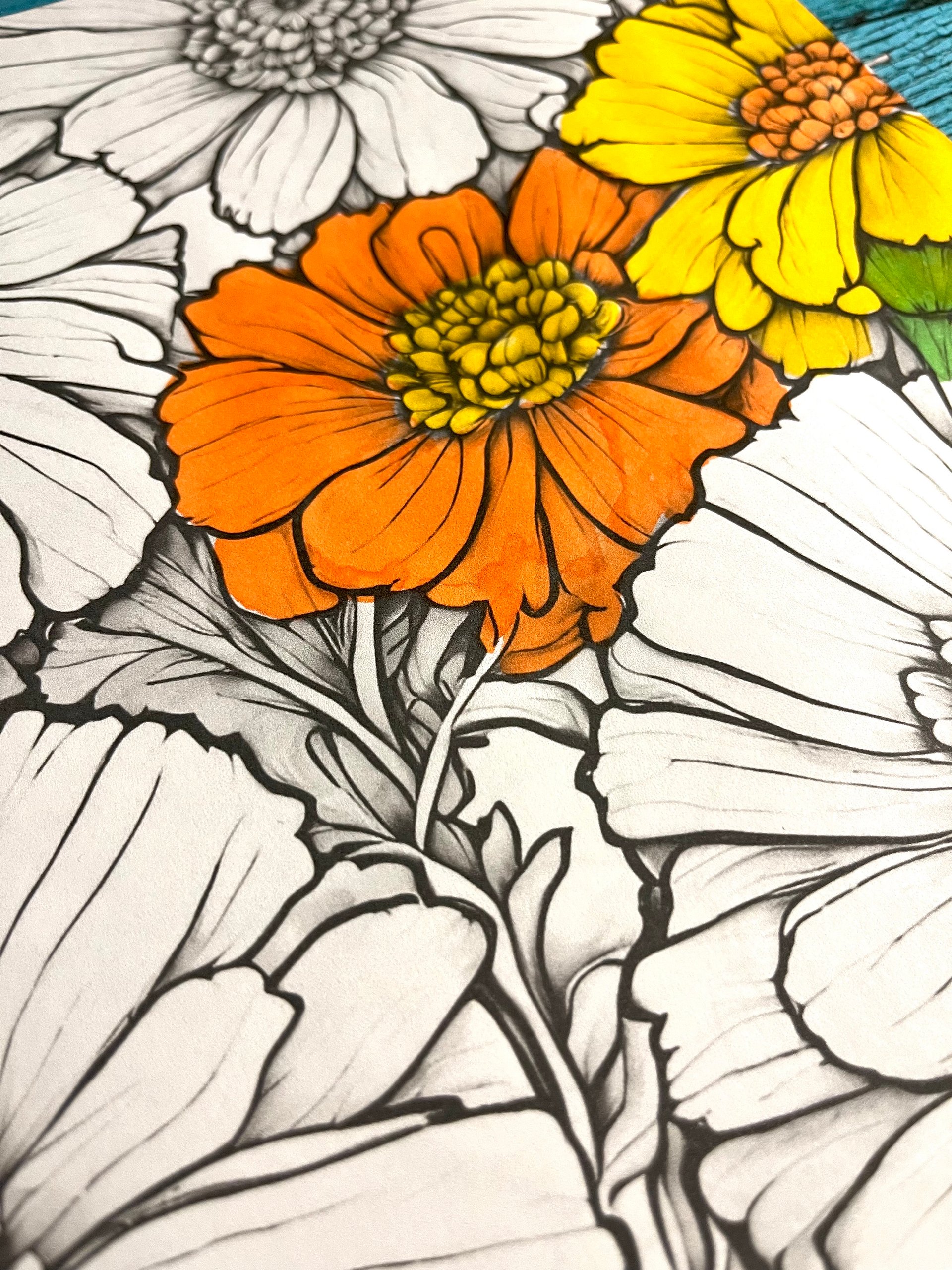 Flower Garden Coloring book by JC product image (2)