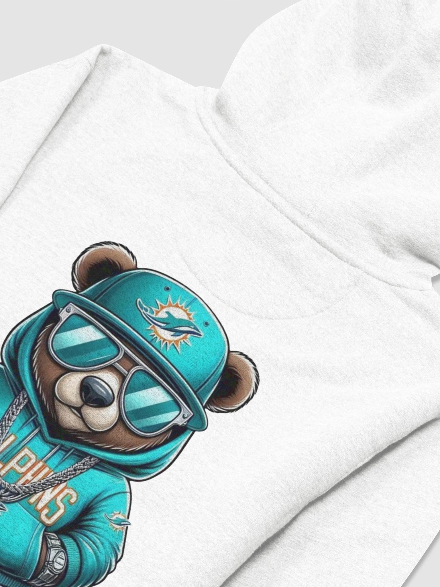 DOLPHINS Bear Unisex Premium Hoodie product image (2)