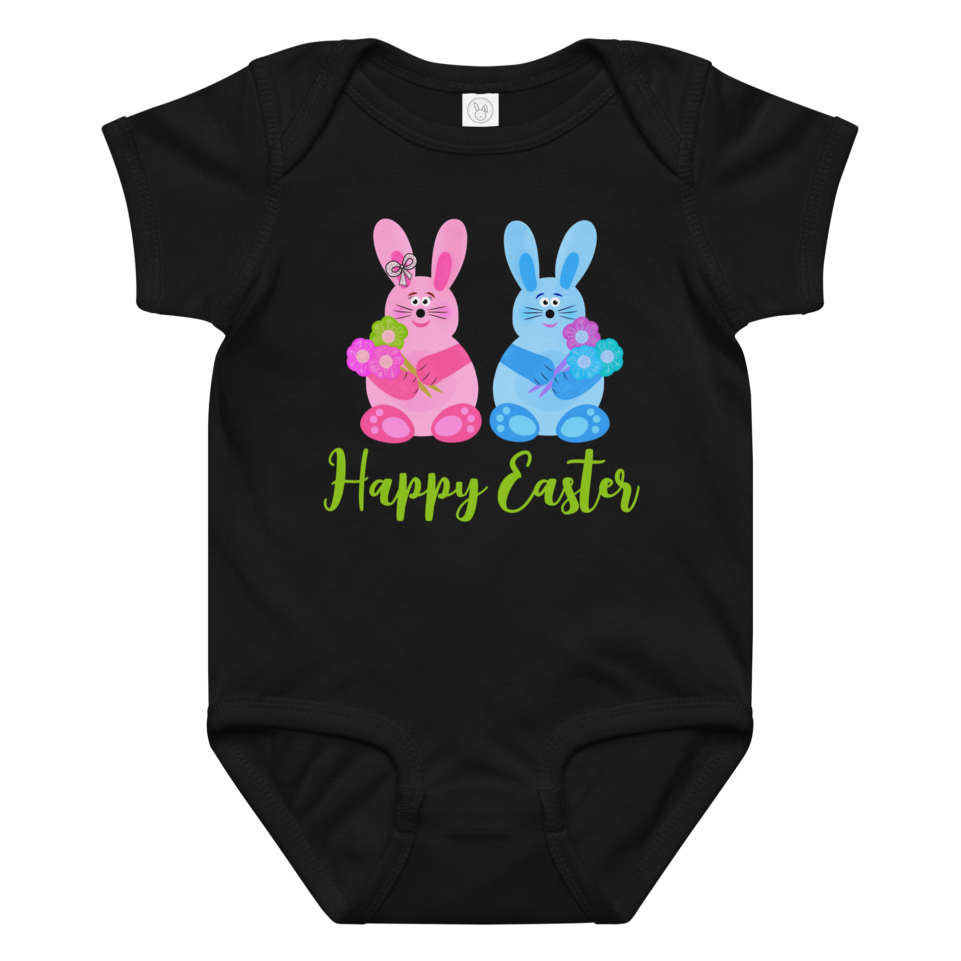 Easter Bunny Bouquet Baby Bodysuit product image (1)