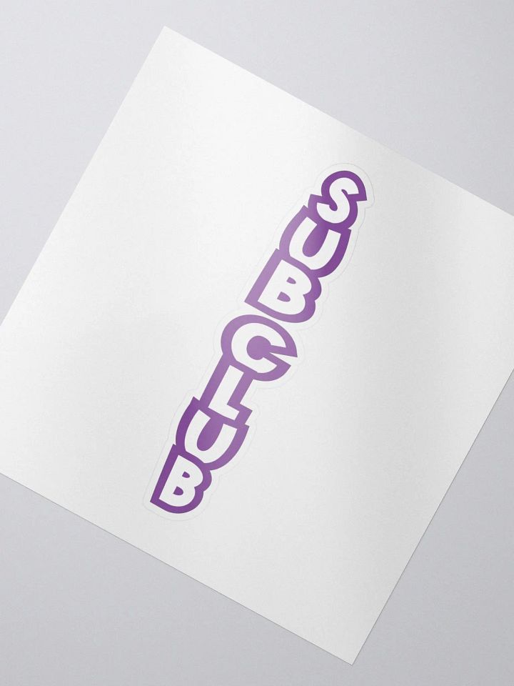 Sub Club Emote Sticker product image (2)