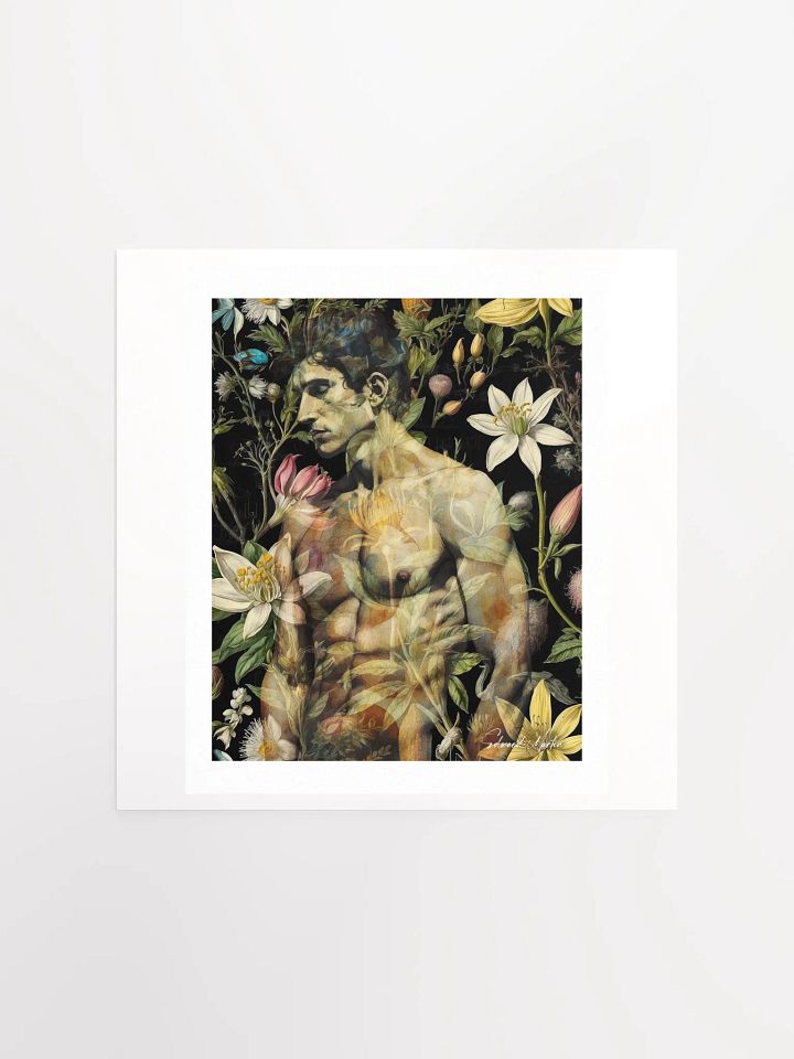 'West of Eden' by Edward Martin : Floral Fusion Matte Poster product image (3)