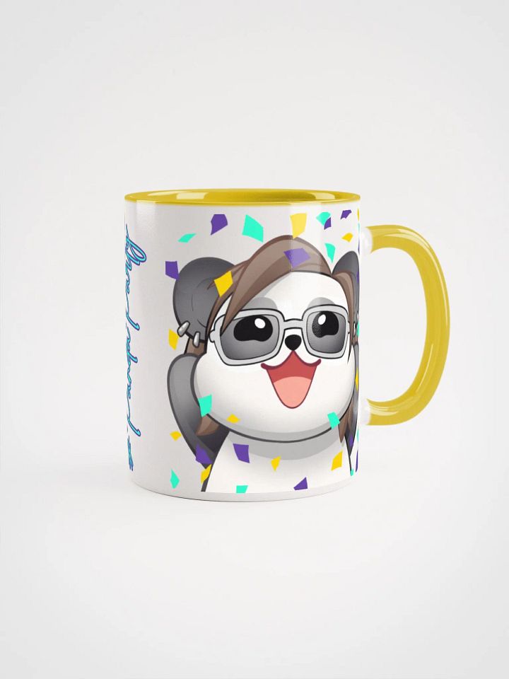 #PandaParty Mug (Yellow - 11 oz) product image (1)