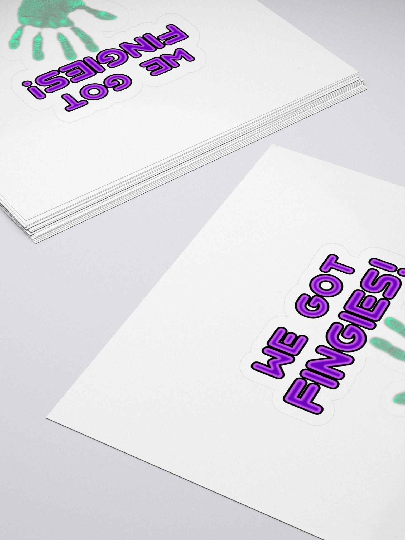 Fingies Kiss Cut Stickers product image (4)