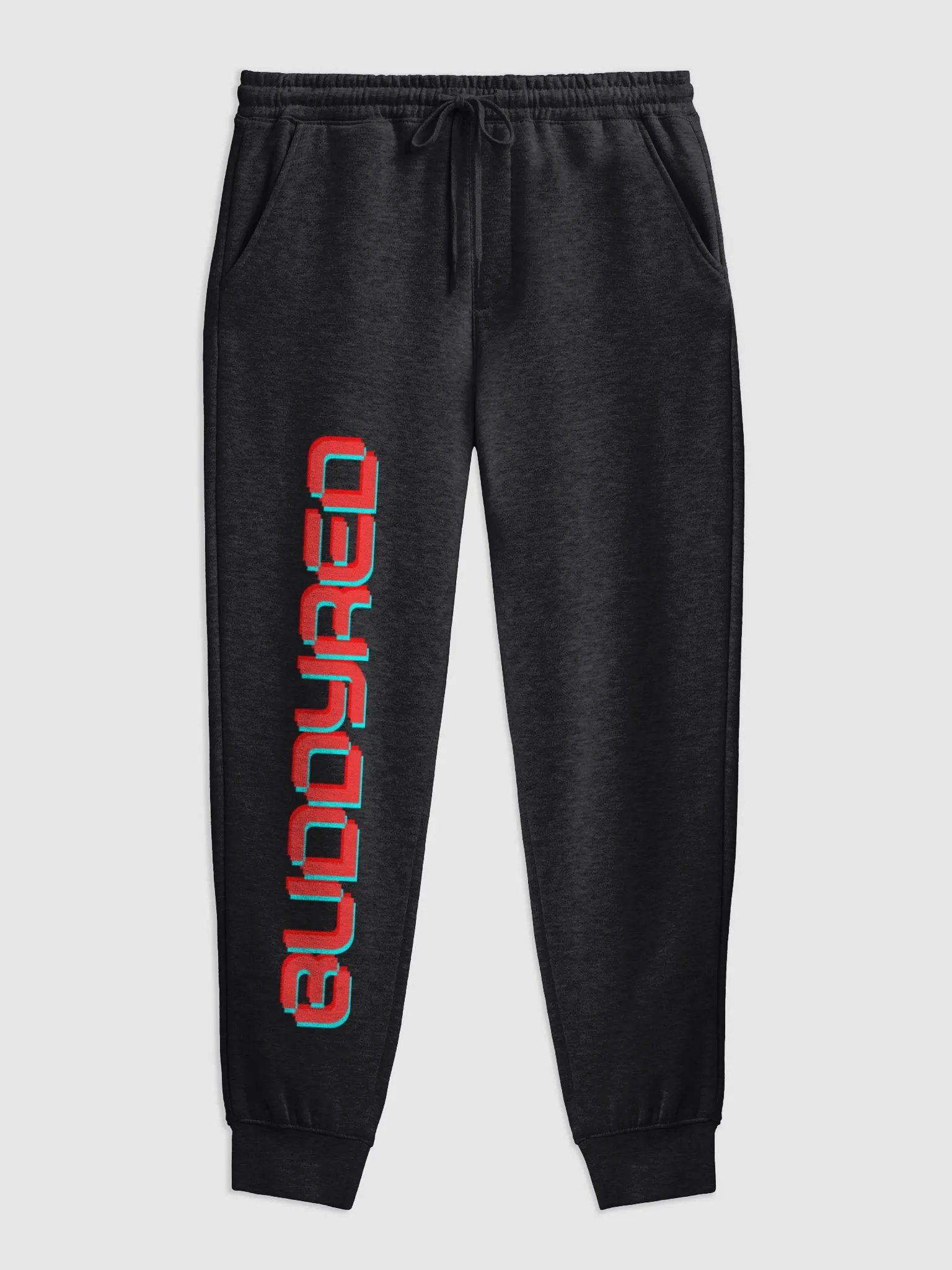 Buddyred Text Right Leg Sweat Pants product image (1)