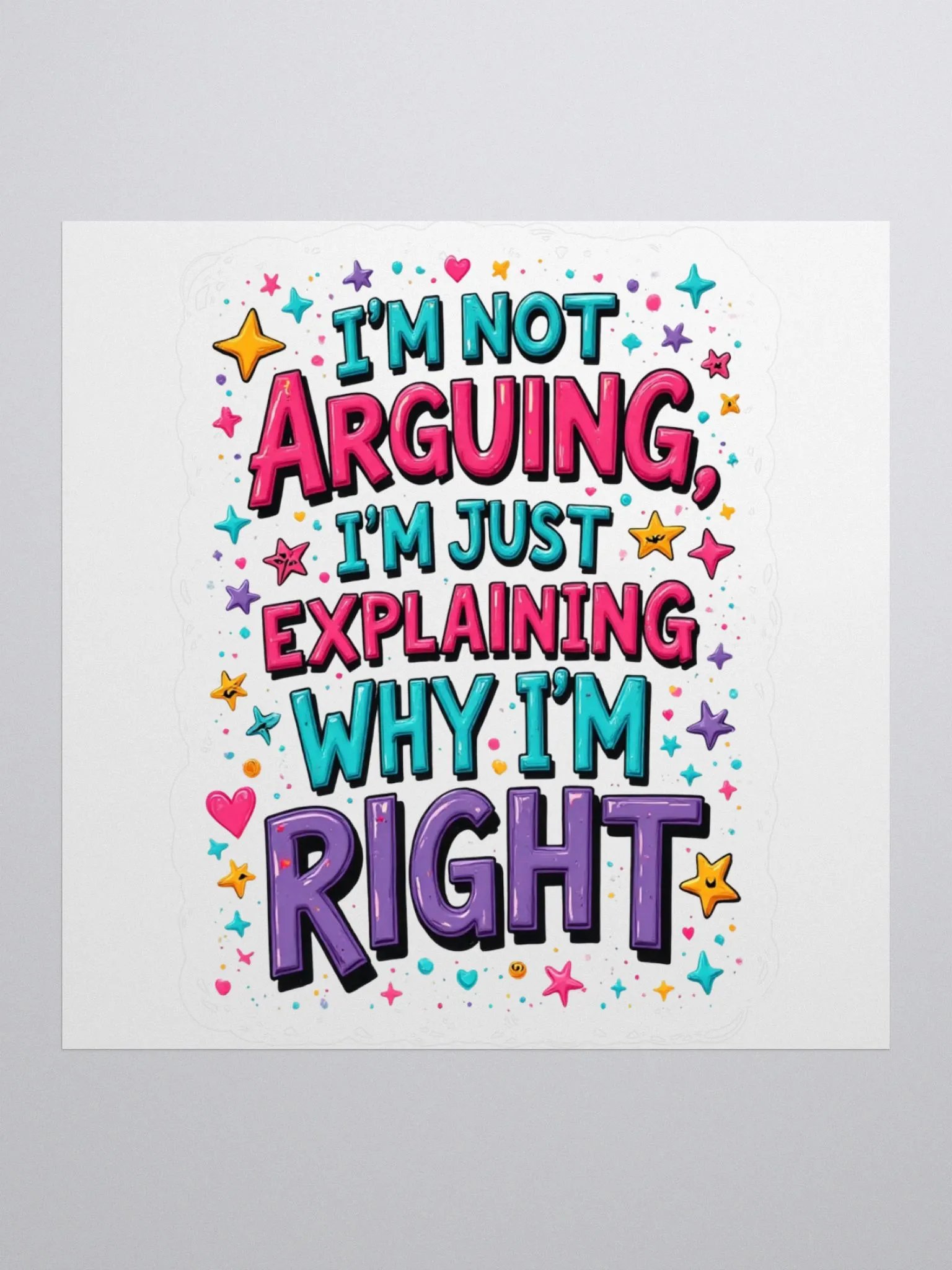 Righteous Explanation Kiss Cut Stickers product image (2)