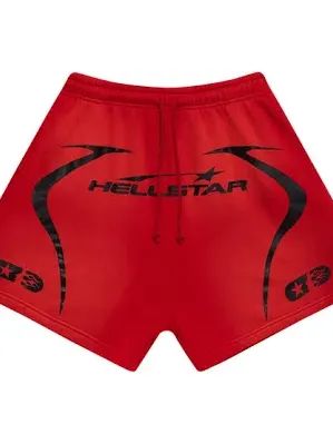 Hellstar Warm Up Shorts Red product image (1)