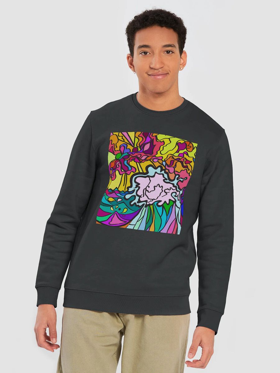 Swirling Dreams Unisex Eco Sweatshirt - Wave at Sunset product image (14)
