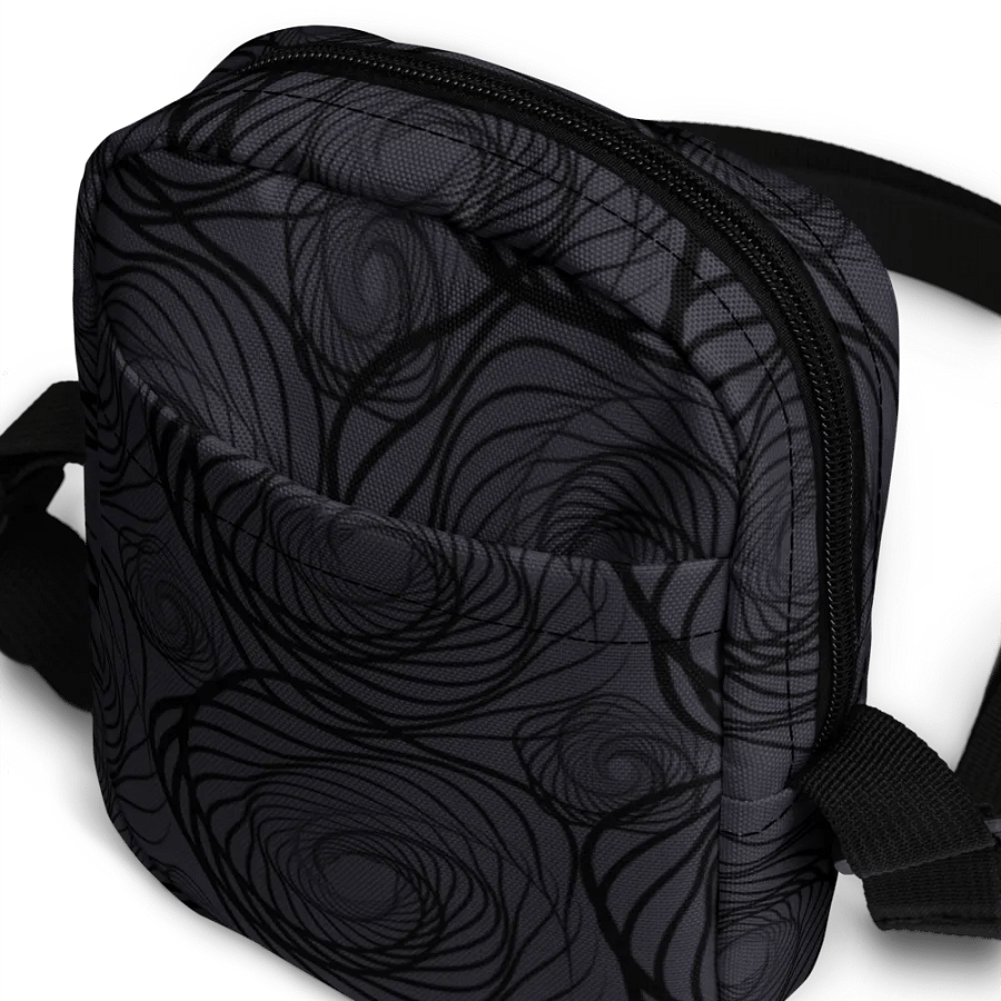 Spiral Noir All-Over Crossbody Bag for dads men boys product image (10)
