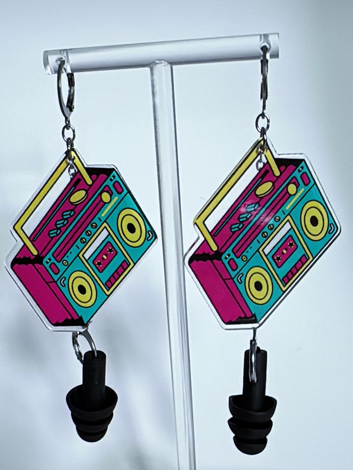 Boom Box Bass Busterz Earrings product image (1)