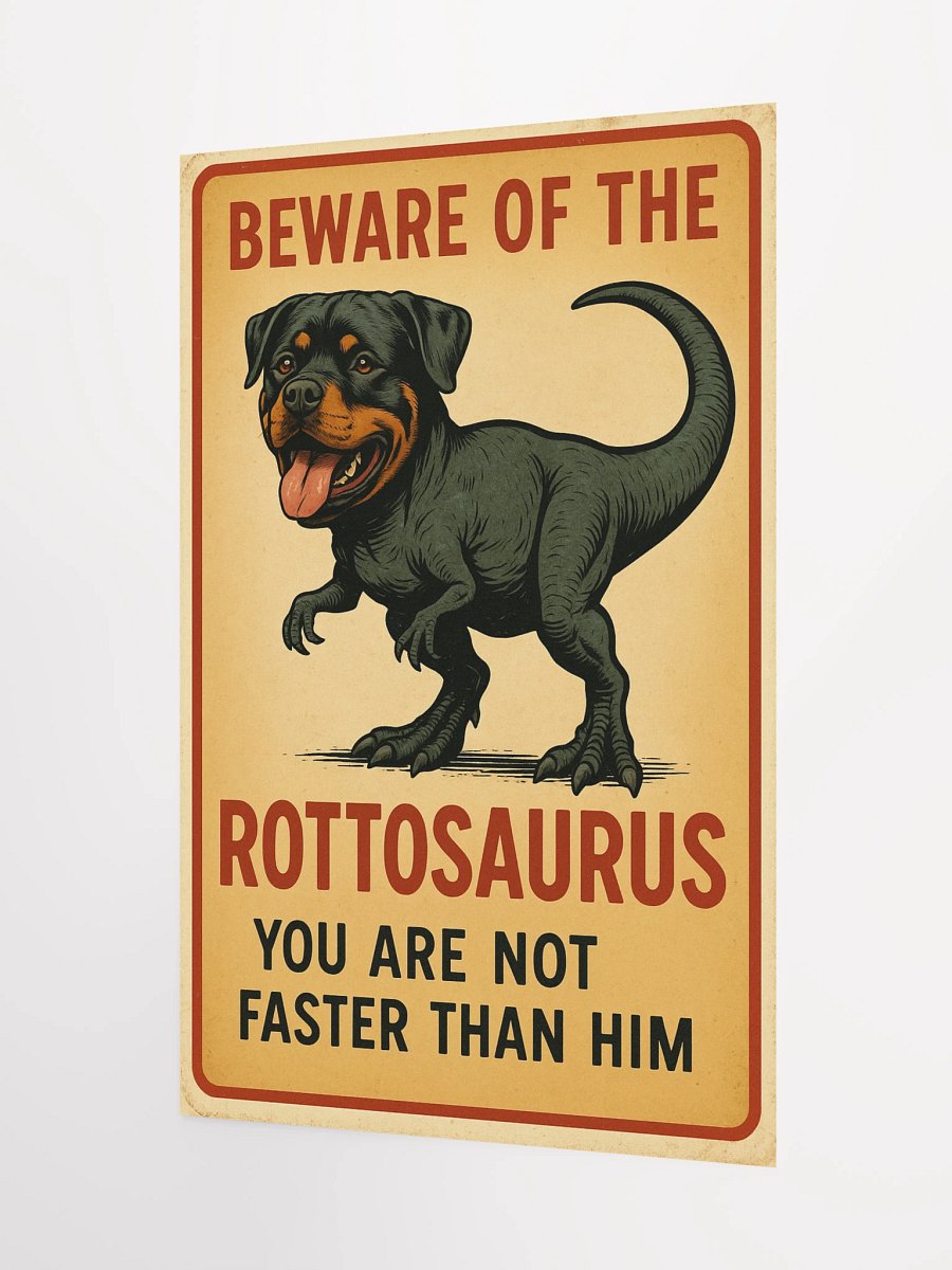 Beware of the Rottosaurus, You are not faster than him product image (8)