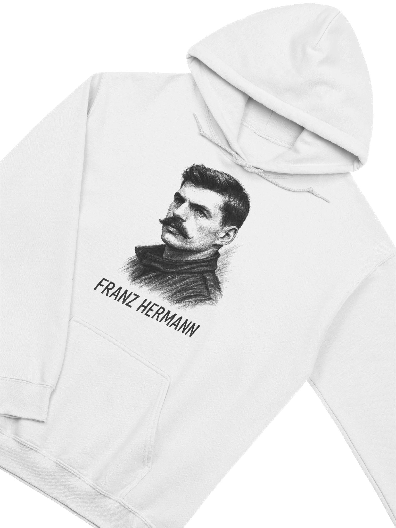 Vintage Franz Hermann Monochrome Portrait Hoodie product image (3)