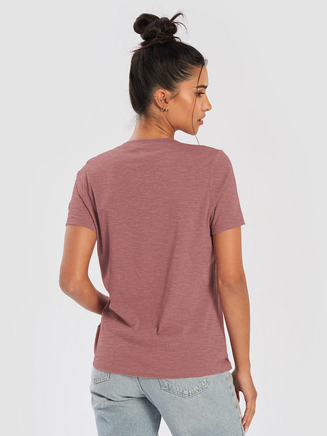 Photo showing Bella+Canvas Women's Relaxed V-Neck T-Shirt 