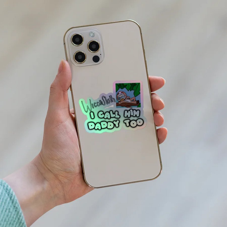 Daddy Holo Sticker product image (8)