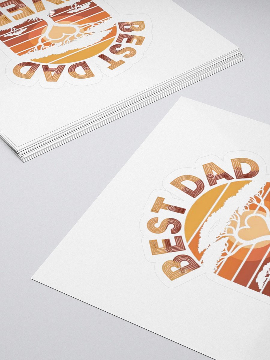 Best Dad Ever Father Grandpa African Papa Father's Day Sticker product image (4)