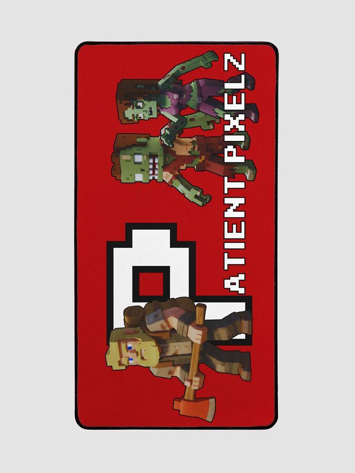 Patient PixelZ P Logo Desk Mat (Red) product image (2)