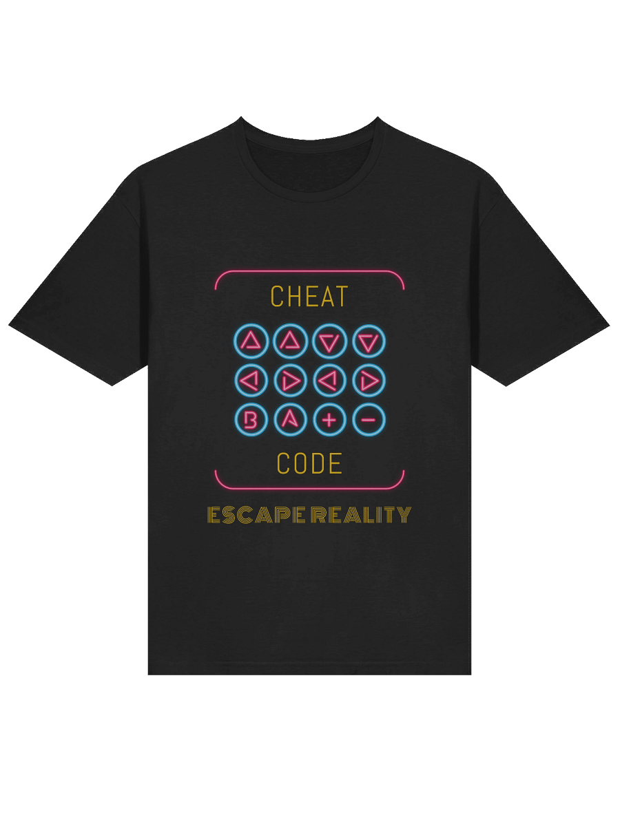 “Cheat Code – Escape Reality” T-Shirt product image (13)