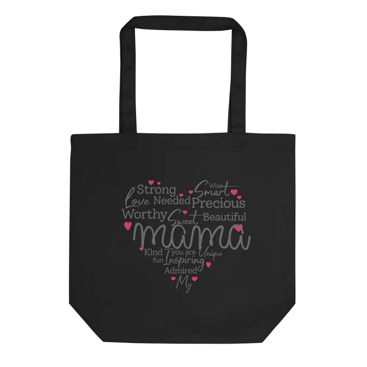Momma's Heart Word Art Tote product image (1)