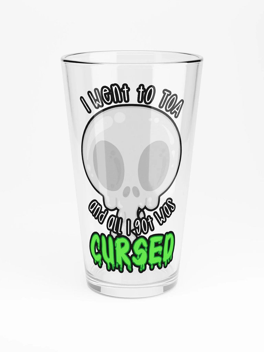 All I Got Was Cursed - Priest - Pint Glass product image (3)
