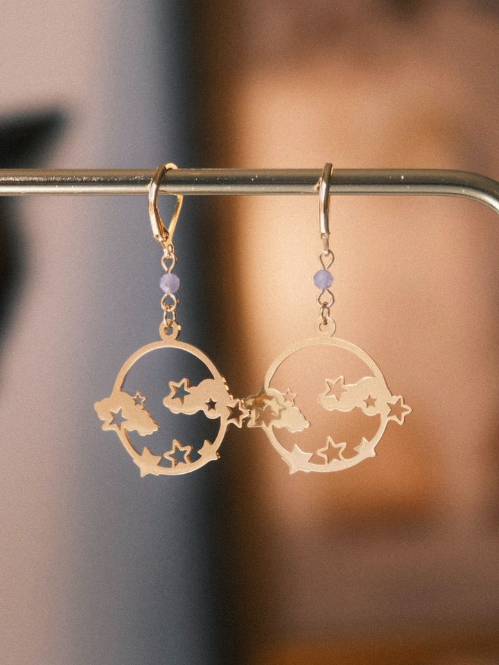Starry nights - Tanzanite earrings product image (1)