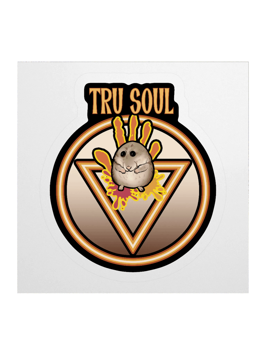 Tru Soul Hamster Kiss Cut Stickers - 3"x3" product image (1)