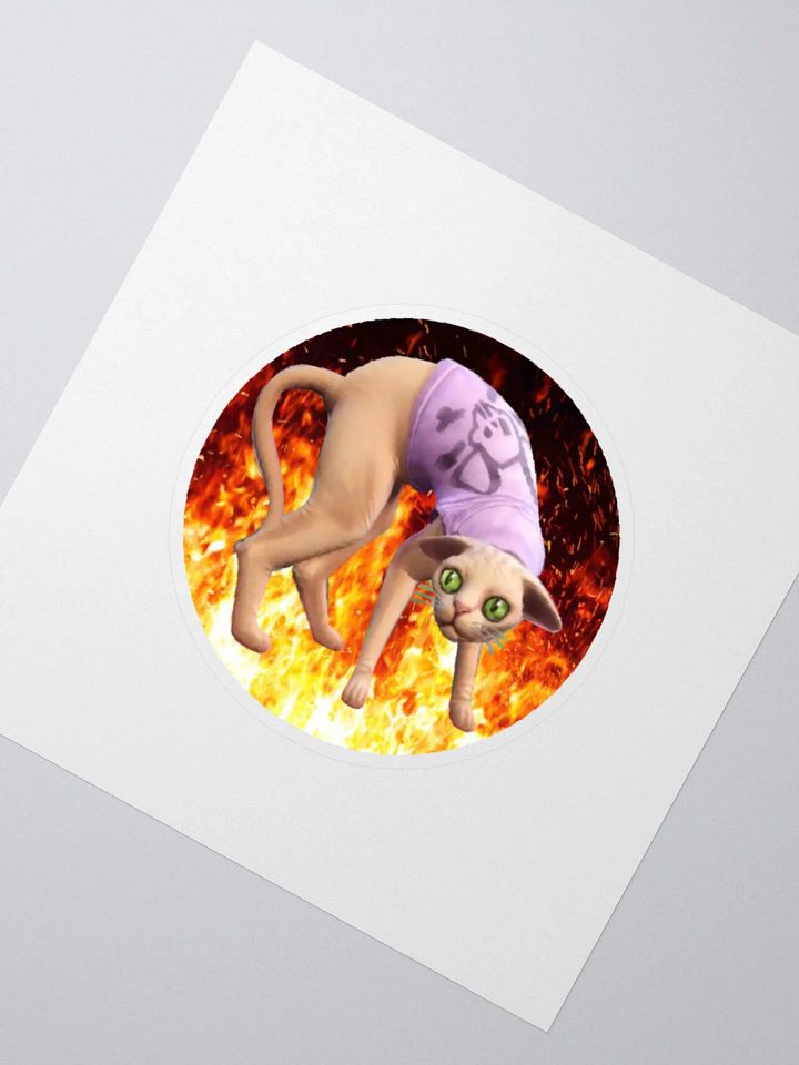 King Squishy Fire Sticker product image (2)