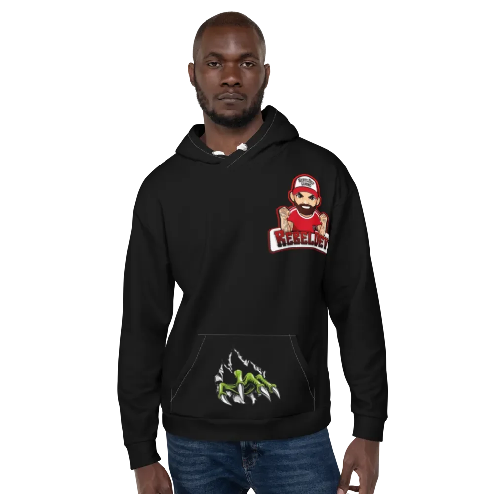 RebelDev black hoodie product image (5)