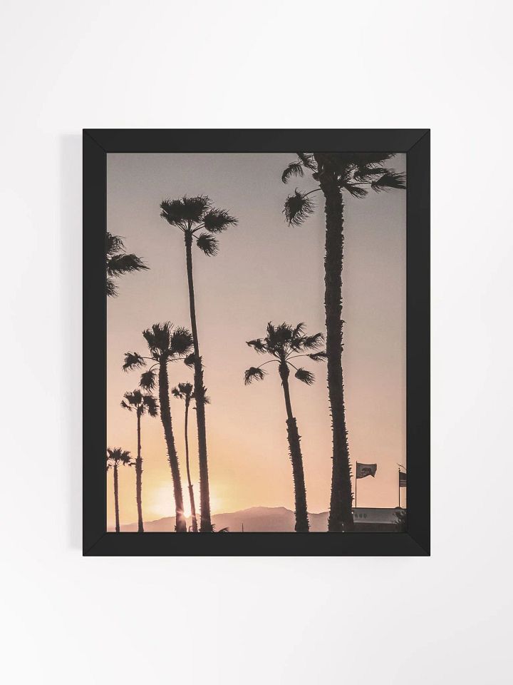 California Sunset - Framed High-Quality Matte Poster product image (1)